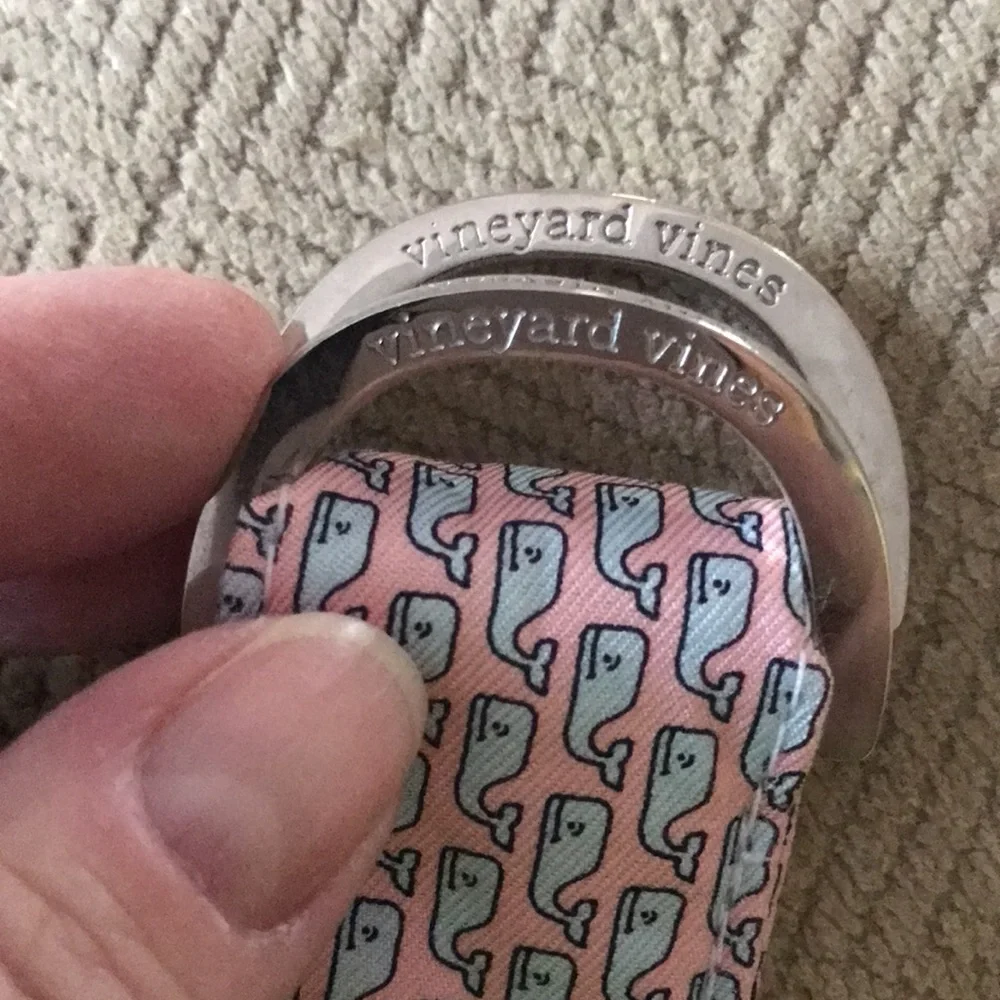 VINEYARD VINES Classic Patchwork D-Ring Belt